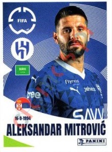 509 Aleksandar Mitrović – FIFA Club World Cup 2025 Panini