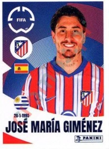 84 José María Giménez – FIFA Club World Cup 2025 Panini