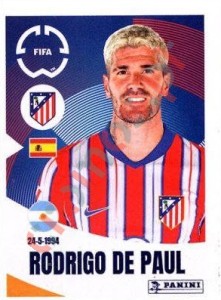 87 Rodrigo De Paul – FIFA Club World Cup 2025 Panini