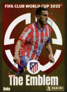 91 Koke (The Emblem) – FIFA Club World Cup 2025 Panini