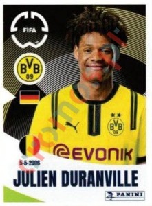 368 Julien Duranville – FIFA Club World Cup 2025 Panini