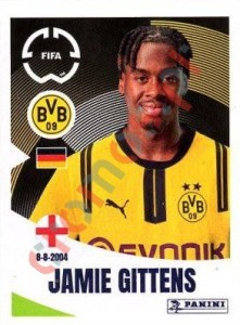 369 Jamie Gittens – FIFA Club World Cup 2025 Panini