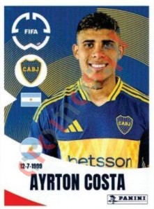 157 Ayrton Costa – FIFA Club World Cup 2025 Panini