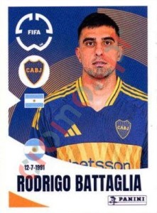 161 Rodrigo Battaglia – FIFA Club World Cup 2025 Panini