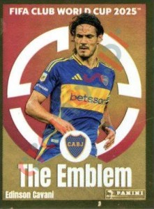 166 Edinson Cavani (The Emblem) – FIFA Club World Cup 2025 Panini