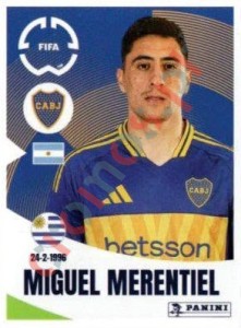 168 Miguel Merentiel – FIFA Club World Cup 2025 Panini