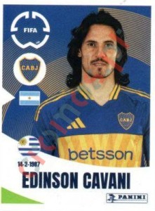 170 Edinson Cavani – FIFA Club World Cup 2025 Panini