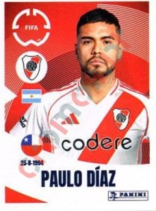 266 Paulo Díaz – FIFA Club World Cup 2025 Panini