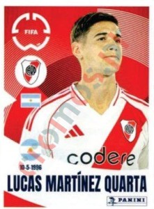 267 Lucas Martínez Quarta – FIFA Club World Cup 2025 Panini