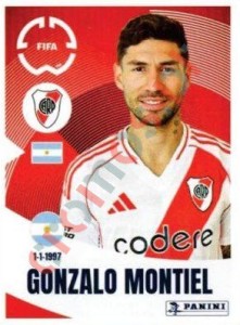 268 Gonzalo Montiel – FIFA Club World Cup 2025 Panini
