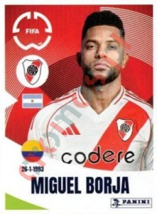 279 Miguel Borja – FIFA Club World Cup 2025 Panini