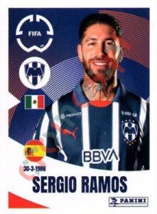 304 Sergio Ramos – FIFA Club World Cup 2025 Panini