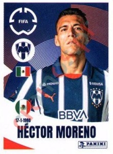 305 Héctor Moreno – FIFA Club World Cup 2025 Panini