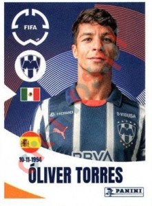 309 Óliver Torres – FIFA Club World Cup 2025 Panini