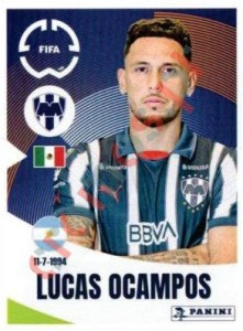 312 Lucas Ocampos – FIFA Club World Cup 2025 Panini