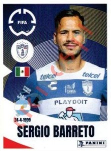 518 Sergio Barreto – FIFA Club World Cup 2025 Panini