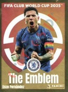 238 Enzo Fernández (The Emblem) – FIFA Club World Cup 2025 Panini