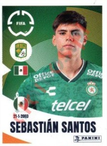 254 Sebastián Santos – FIFA Club World Cup 2025 Panini