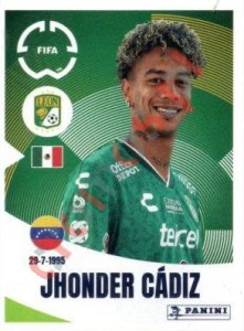 257 Jhonder Cádiz – FIFA Club World Cup 2025 Panini