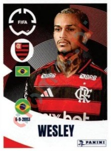 196 Wesley França – FIFA Club World Cup 2025 Panini