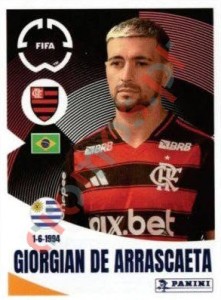 199 Giorgian de Arrascaeta – FIFA Club World Cup 2025 Panini