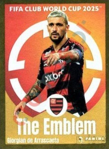 202 Giorgian de Arrascaeta (The Emblem) – FIFA Club World Cup 2025 Panini