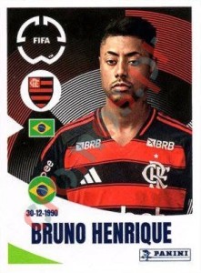 207 Bruno Henrique – FIFA Club World Cup 2025 Panini