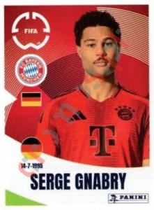 132 Serge Gnabry – FIFA Club World Cup 2025 Panini