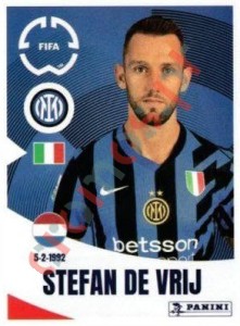 325 Stefan de Vrij – FIFA Club World Cup 2025 Panini