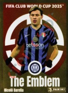 328 Nicolò Barella (The Emblem) – FIFA Club World Cup 2025 Panini