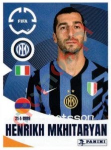 329 Henrikh Mkhitaryan – FIFA Club World Cup 2025 Panini