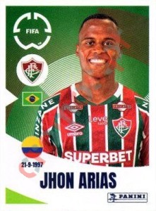 351 Jhon Arias – FIFA Club World Cup 2025 Panini