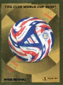 4 Official Match Ball – FIFA Club World Cup 2025 Panini
