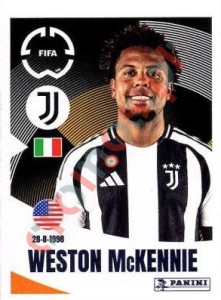 466 Weston McKennie – FIFA Club World Cup 2025 Panini