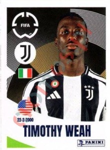 471 Timothy Weah – FIFA Club World Cup 2025 Panini