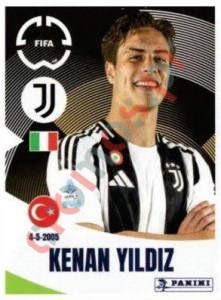 476 Kenan Yıldız – FIFA Club World Cup 2025 Panini