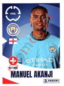 411 Manuel Akanji – FIFA Club World Cup 2025 Panini