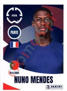 65 Nuno Mendes – FIFA Club World Cup 2025 Panini