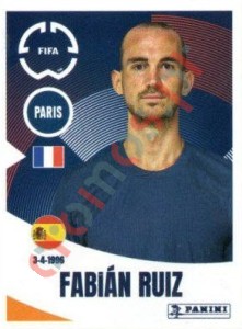 74 Fabián Ruiz – FIFA Club World Cup 2025 Panini