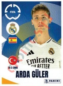 489 Arda Güler – FIFA Club World Cup 2025 Panini