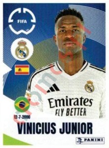 491 Vinícius Júnior – FIFA Club World Cup 2025 Panini