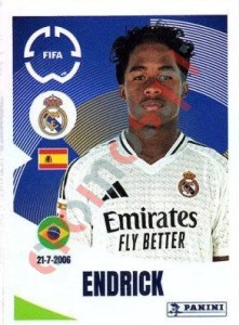 494 Endrick – FIFA Club World Cup 2025 Panini