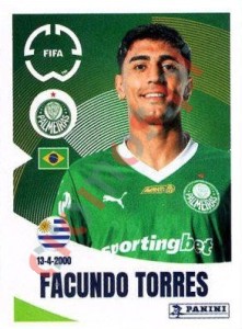 15 Facundo Torres – FIFA Club World Cup 2025 Panini
