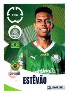 18 Estêvão – FIFA Club World Cup 2025 Panini