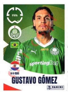 9 Gustavo Gómez – FIFA Club World Cup 2025 Panini