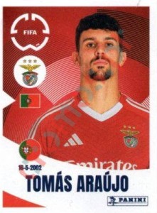 176 Tomás Araújo – FIFA Club World Cup 2025 Panini