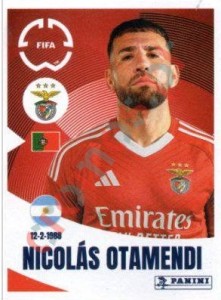 178 Nicolás Otamendi – FIFA Club World Cup 2025 Panini
