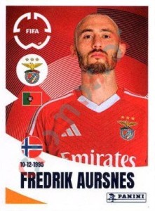 181 Fredrik Aursnes – FIFA Club World Cup 2025 Panini