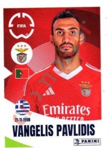 185 Vangelis Pavlidis – FIFA Club World Cup 2025 Panini