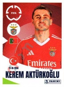 186 Kerem Aktürkoğlu – FIFA Club World Cup 2025 Panini